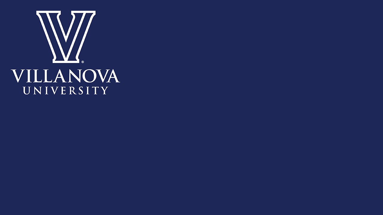 Villanova University Career Center Zoom Background 1
