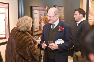 image of Mel Leipzig greeting guest