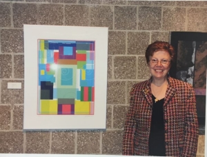 Image of Ms. Erwin with Art