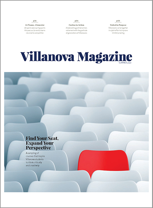 The cover of the Summer 2021 Villanova Magazine