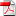 red and white decorative adobe pdf icon