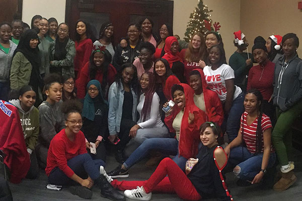 VIEW students Christmas party