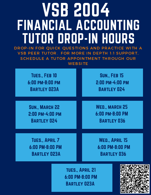 VSB 2004 Spring 2026 Office Hours