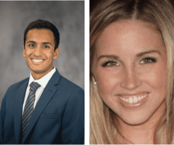 Kyle Patel ’22 VSB and Erin Guadagno ’07 VSB 