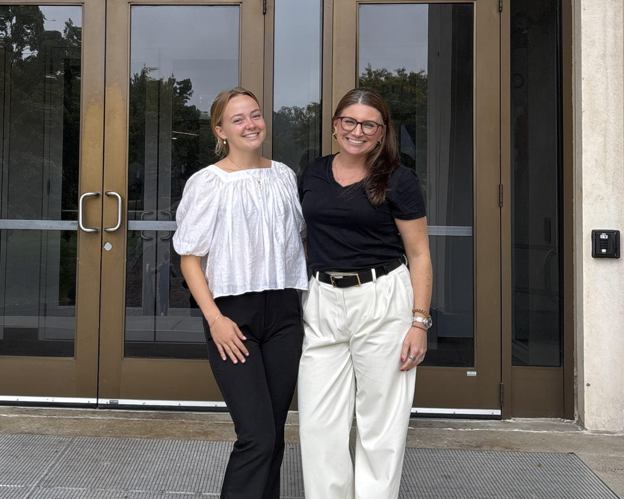 Mallory Berning ’26 VSB (Left), Lydia Haas (Right) ’13 MBA 