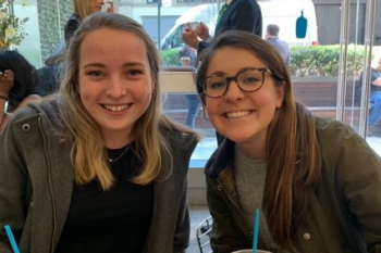 Laura Furtek ’20 VSB and Haley LeDonne ’15 VSB