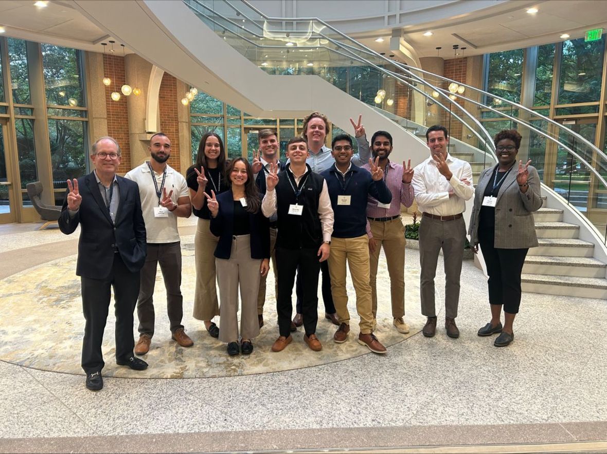 Group of Students posing in Boston