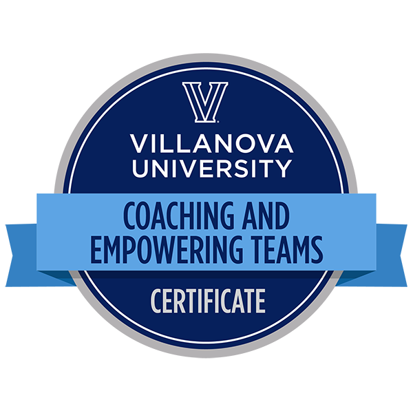 example of a coaching and empowering teams certificate digital badge