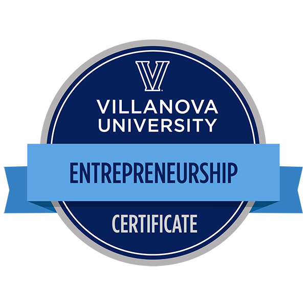 example of an entrepreurship certificate digital badge