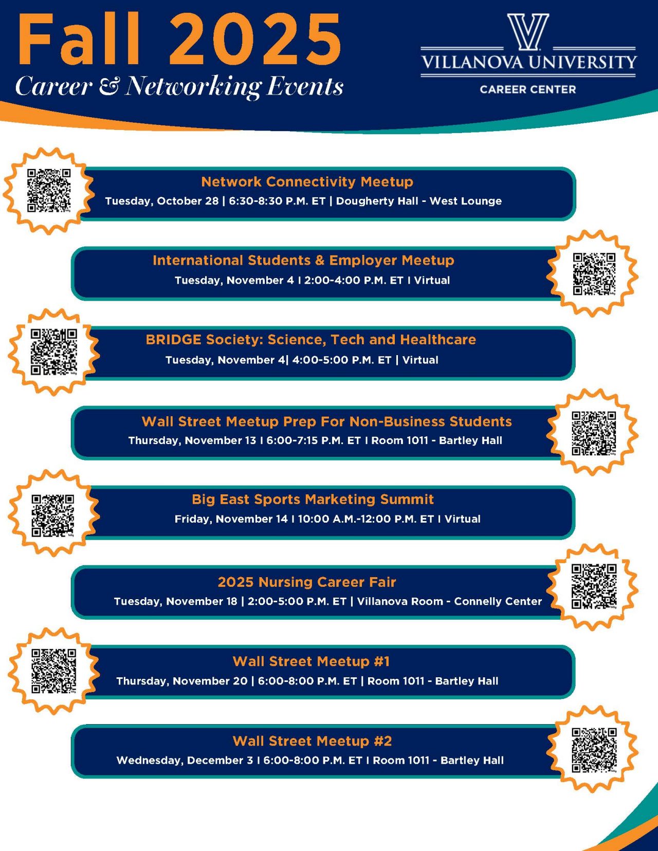 Upcoming Career and Networking Events