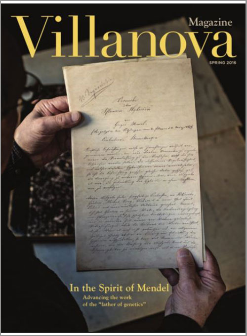 Cover of Villanova Magazine Spring 2016
