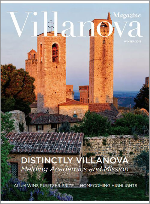 Cover of Villanova Magazine Winter 2013