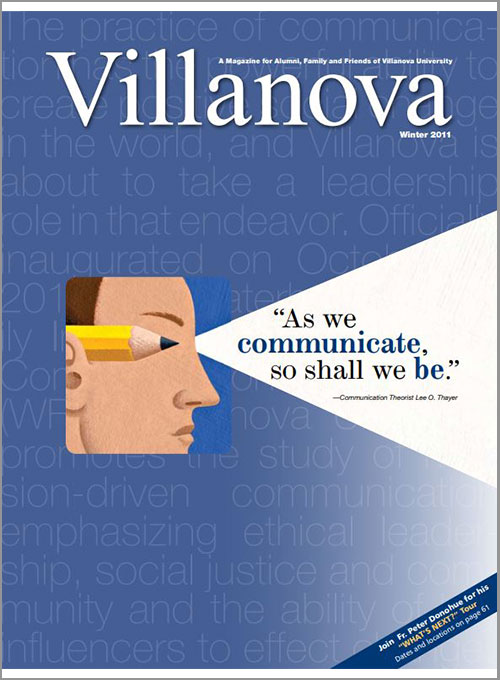 Cover of Villanova Magazine Winter 2011