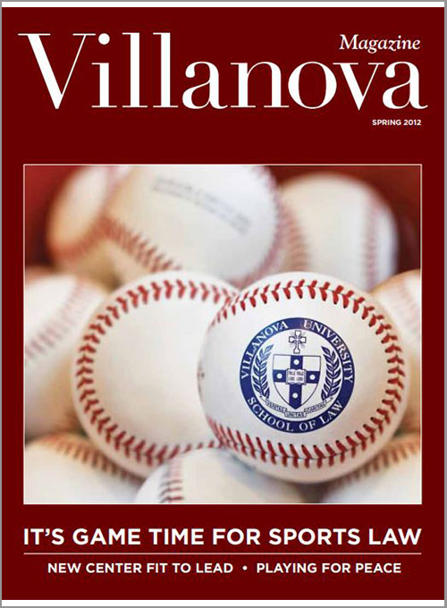 Cover of Villanova Magazine Spring 2012