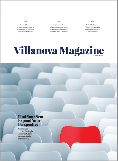 Cover of Villanova Magazine Spring 2021