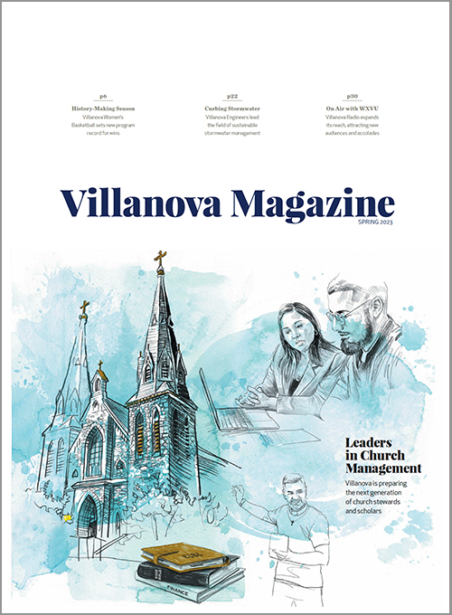 Cover of Villanova Magazine Spring 2023