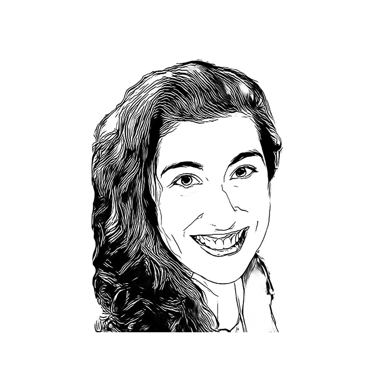 an illustrated headshot of Rose Barbier