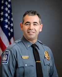 George Christake, Police Lieutenant in the Public Safety Department.