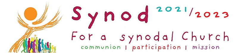 logo for synod 2021-2023: For a Synodal Church