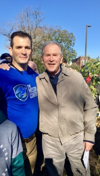 Michael DiMaio and George W. Bush