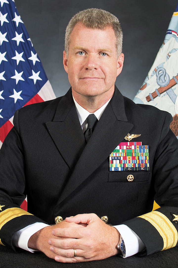 formal Navy portrait of Adm. Samuel J. Paparo Jr. 